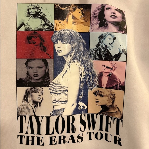 Taylor Swift White Hoodie - The Eras Tour - Picture 3 of 4